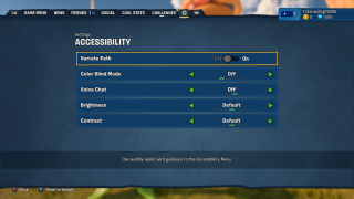 This is a picture of the Accessibility setting listed below