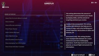 This is a picture of the Gameplay settings menu.