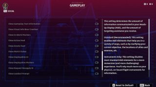 This is a picture of the Gameplay settings menu.