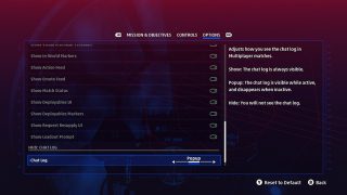 This is a picture of the Gameplay settings menu.