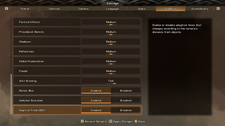 This image shows the Display & Graphics settings below.