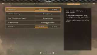 This image shows the Display & Graphics settings below.