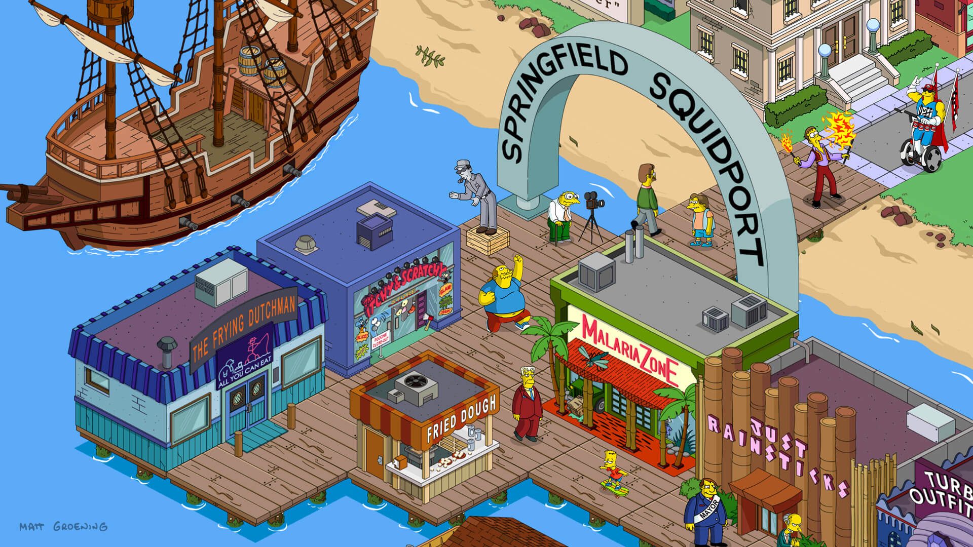 De Simpsons Tapped Out Officiële EAsite
