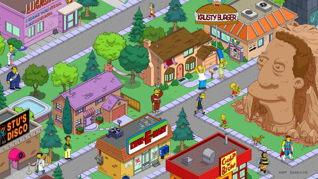 De Simpsons Tapped Out Officiële EAsite