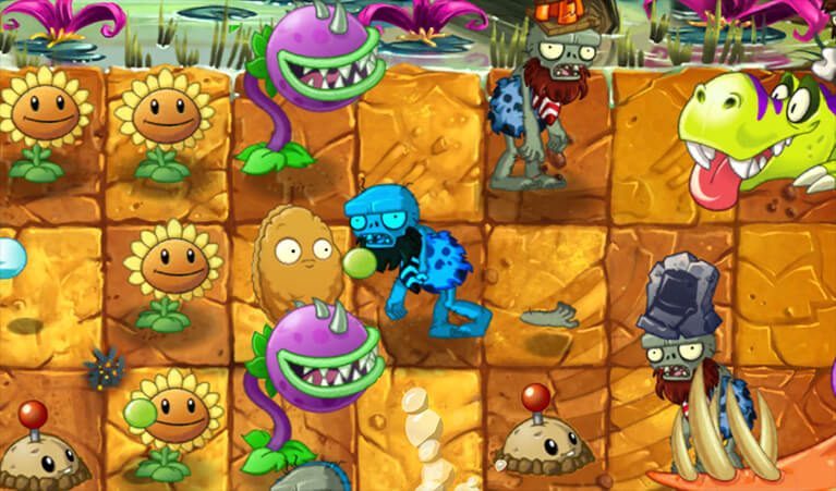 Plants vs Zombies 2 Time Travel Worlds