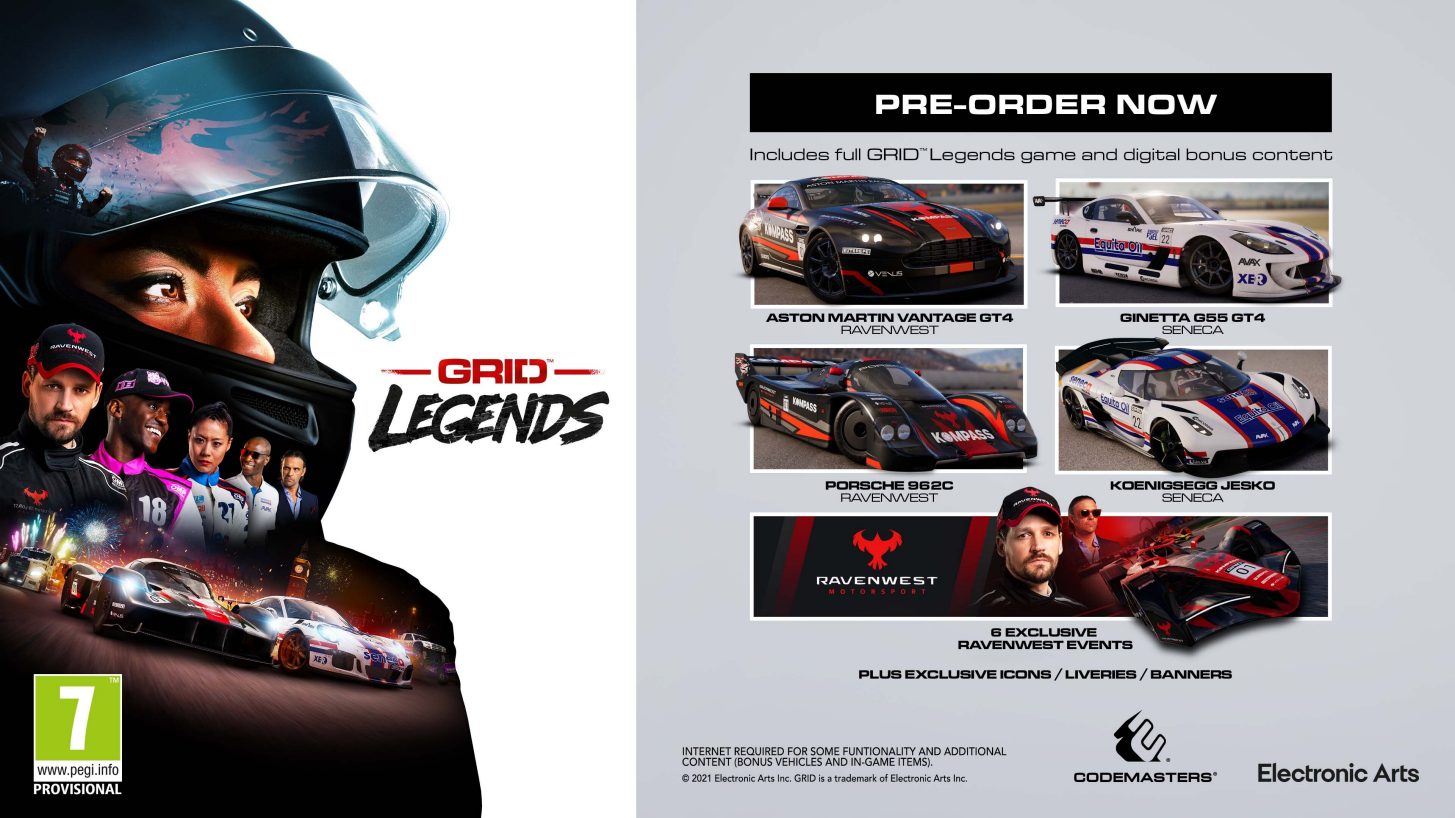 GRID Legends - Pre-Order Bonus Double Pack DLC EU PS4 CD Key