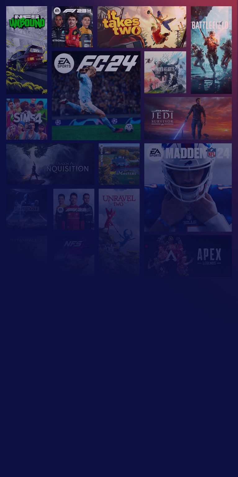 In-app purchase options in an EA mobile game