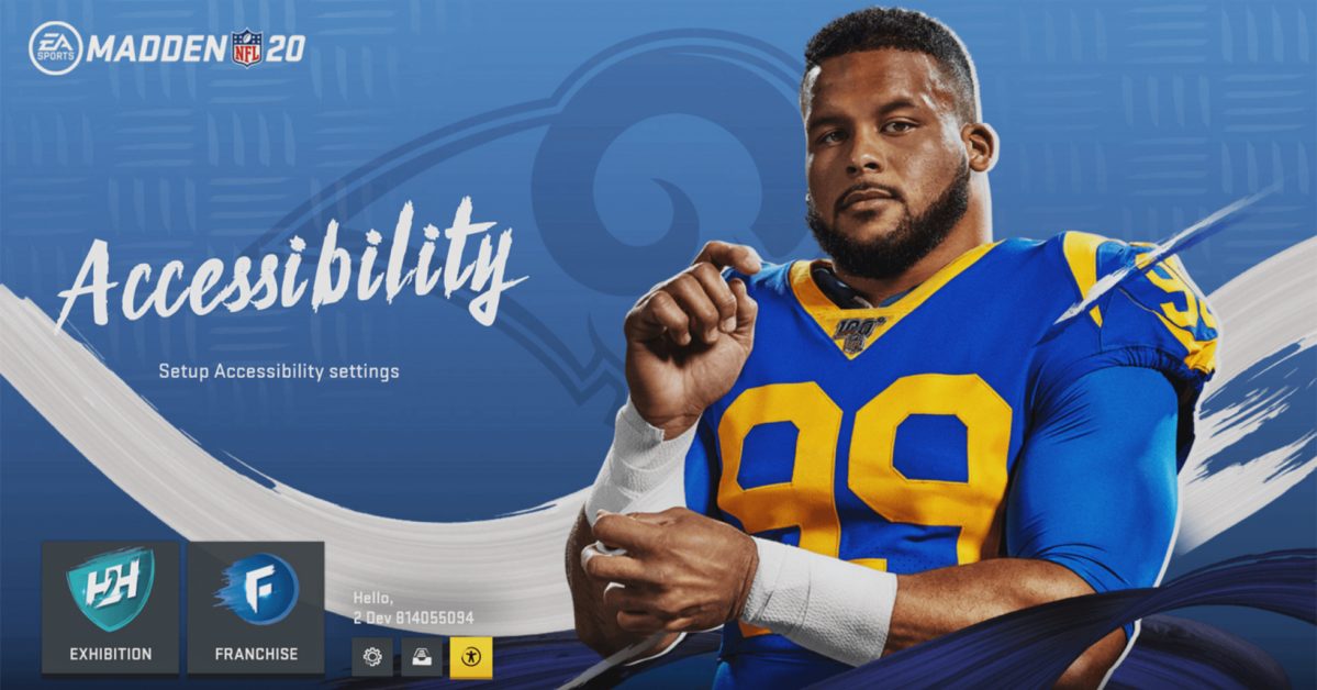 Madden NFL 20 Accessibility Resources - An Official EA Site