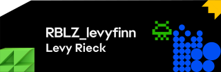 Stylized banner for the reveal of Positive Player Award FC Pro nominee, Levy Rieck.