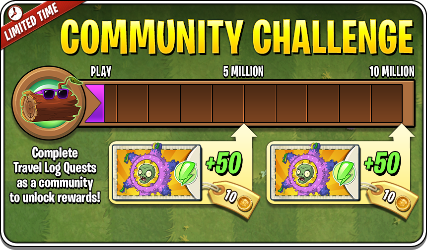 CHALLENGE & EVENTS 🌱 PLANTS vs. ZOMBIES 2 