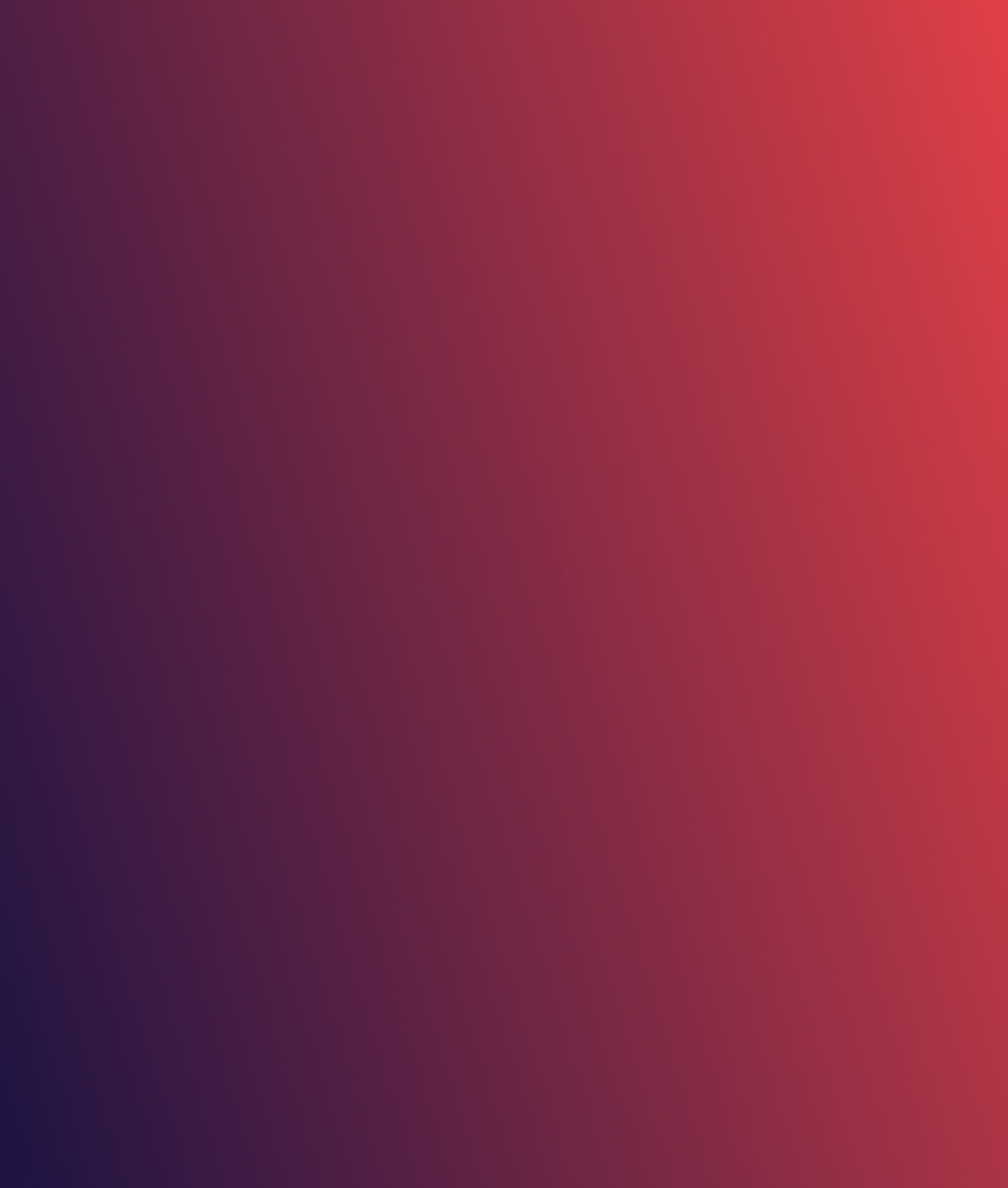 Horizontal gradient banner fading from dark purple on the left to bright red on the right.