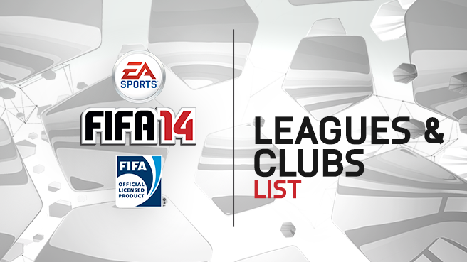 PES 2014 Teams List – FIFPlay