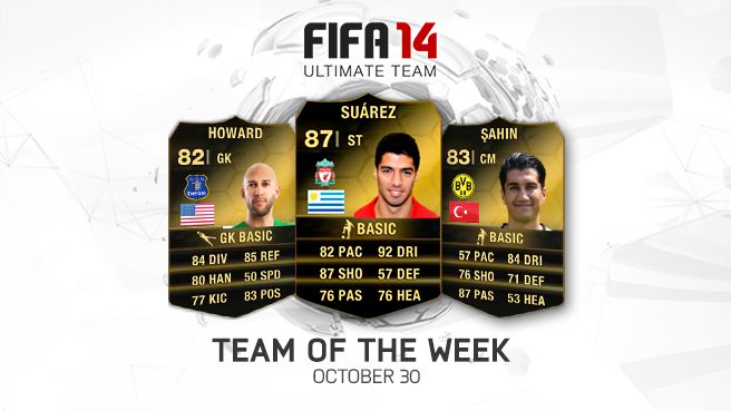 FIFA Ultimate Team - Team of the Week - October 30