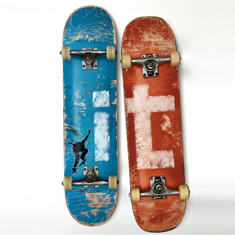 two of them seriously. skate 2 decks That's what you do in these other...