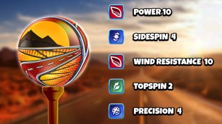 Image and infographic of the Horizon Ball. Statistics for it are displayed on the right side.