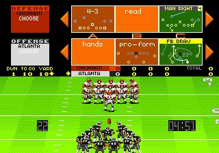 John Madden Football II gameplay (PC Game, 1991) 