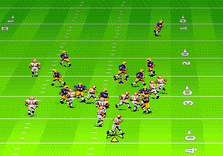 John Madden Football II gameplay (PC Game, 1991) 