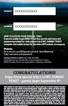 How to Activate your Anniversary Edition Sunday Ticket