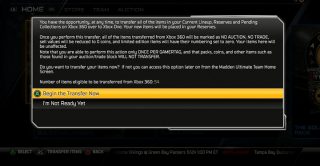 Transfer your Madden NFL 25 Ultimate Team from Xbox 360 to Xbox One