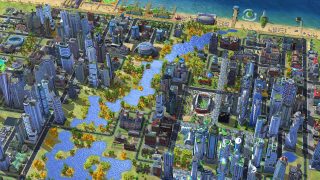 舞台裏 Simcity Buildit への湖と川の追加