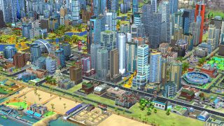 舞台裏 Simcity Buildit への湖と川の追加