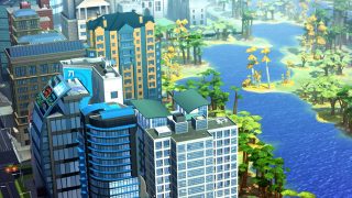 舞台裏 Simcity Buildit への湖と川の追加