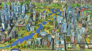 舞台裏 Simcity Buildit への湖と川の追加