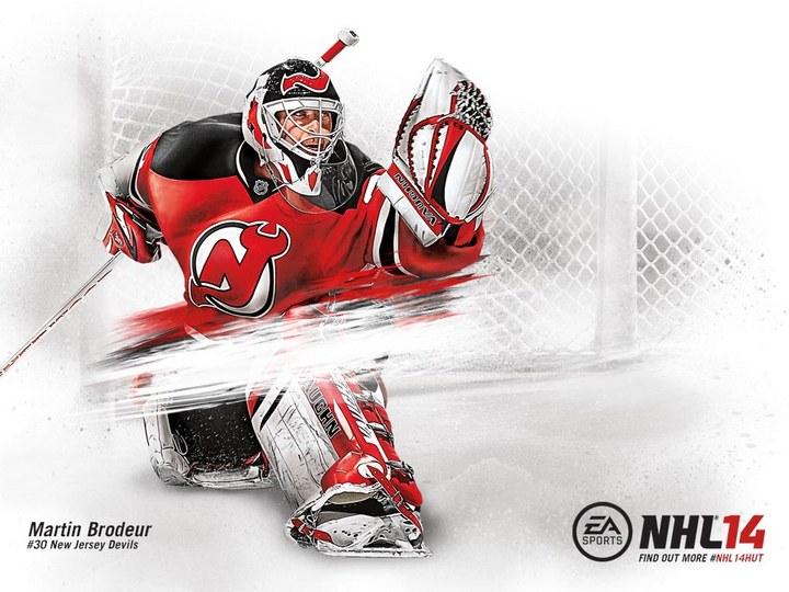 Brodeur to grace cover of NHL 14 video game