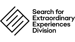 An abstract logo for SEED together with text that says Search for Extraordinary Experiences Division