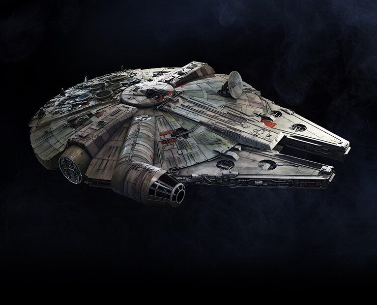 star wars mission fleet han solo millennium falcon
