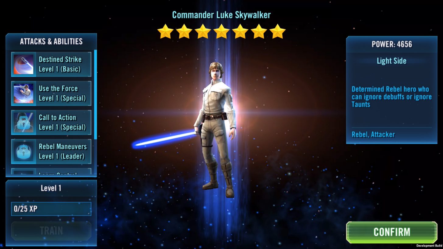 luke skywalker commander expansion