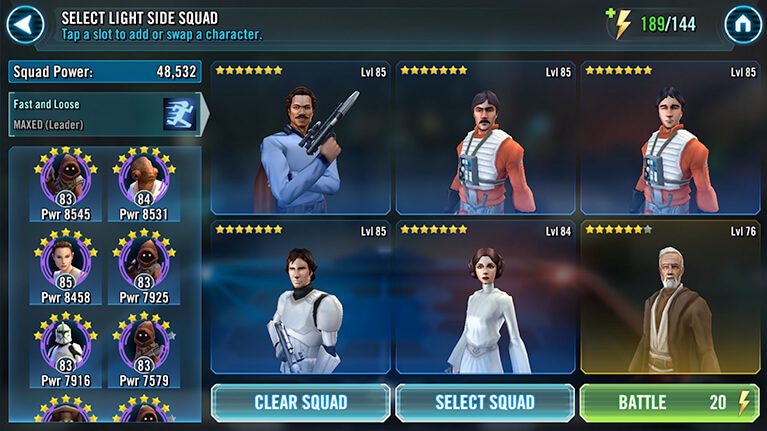 10 Personagens Clássicos de Star Wars: Galaxy of Heroes