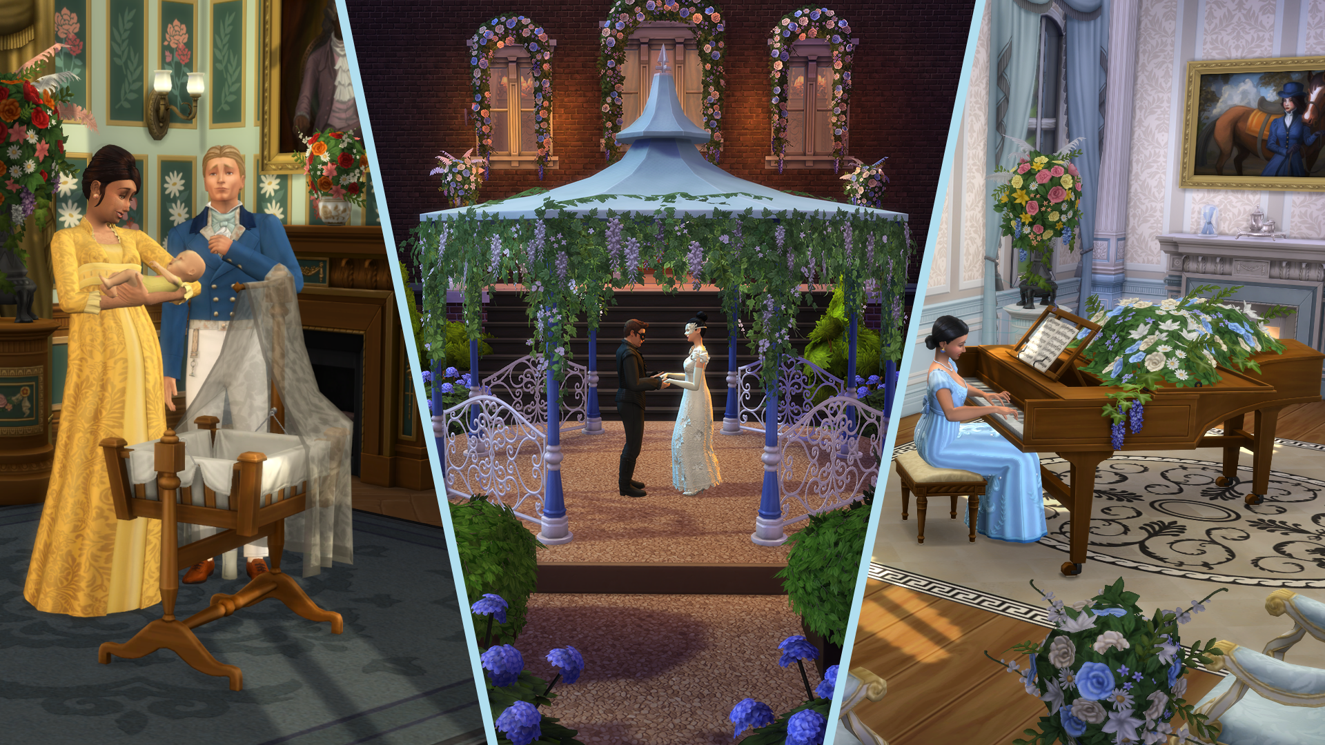The Sims 4 Welcomes Bridgerton with New Masquerade Ball Content