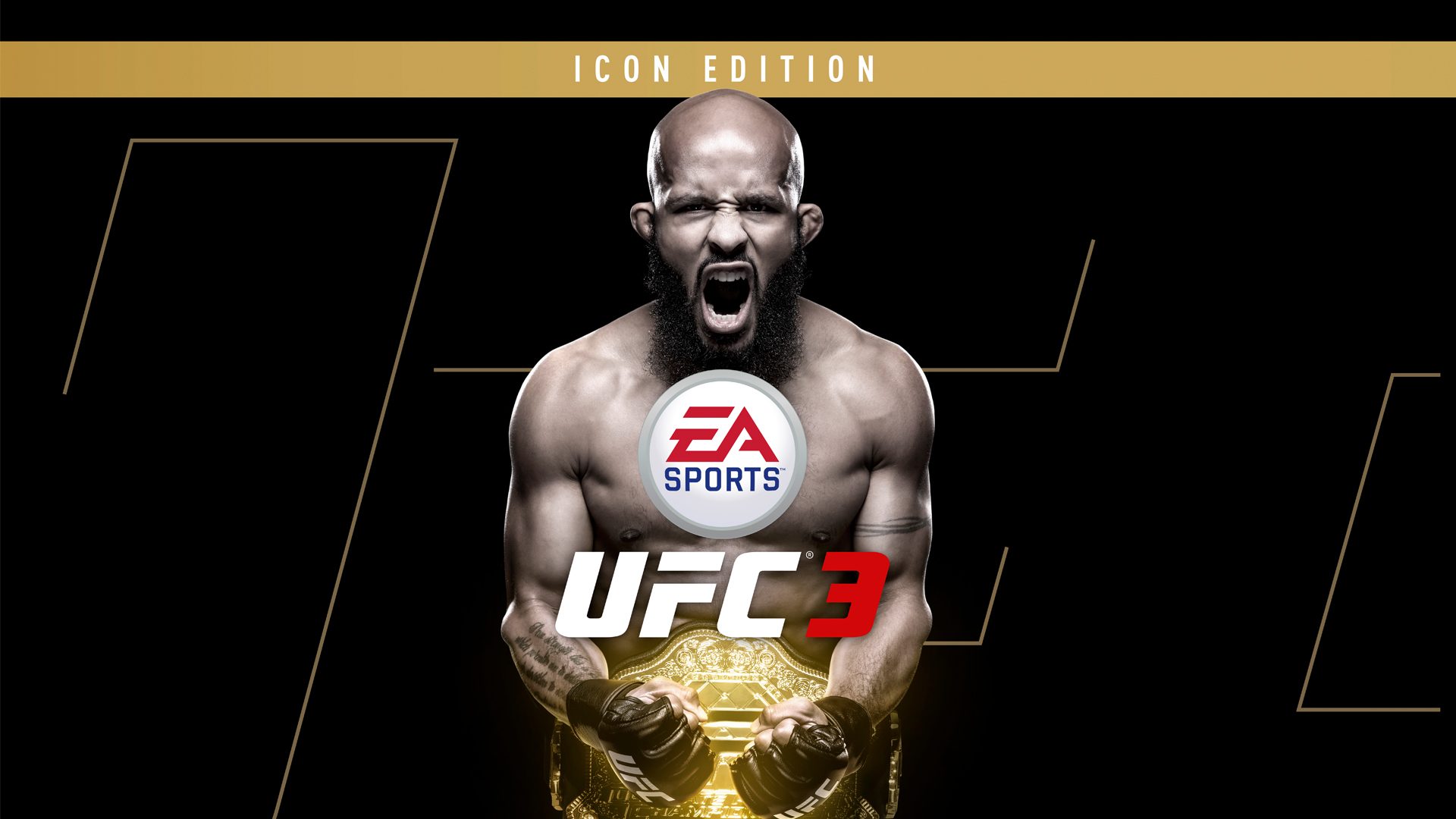 Ufc sporting. EA Sports UFC 3 обложка. UFC 3 Постер. Дуэйн Джонсон UFC 3. Иконка UFC 3.