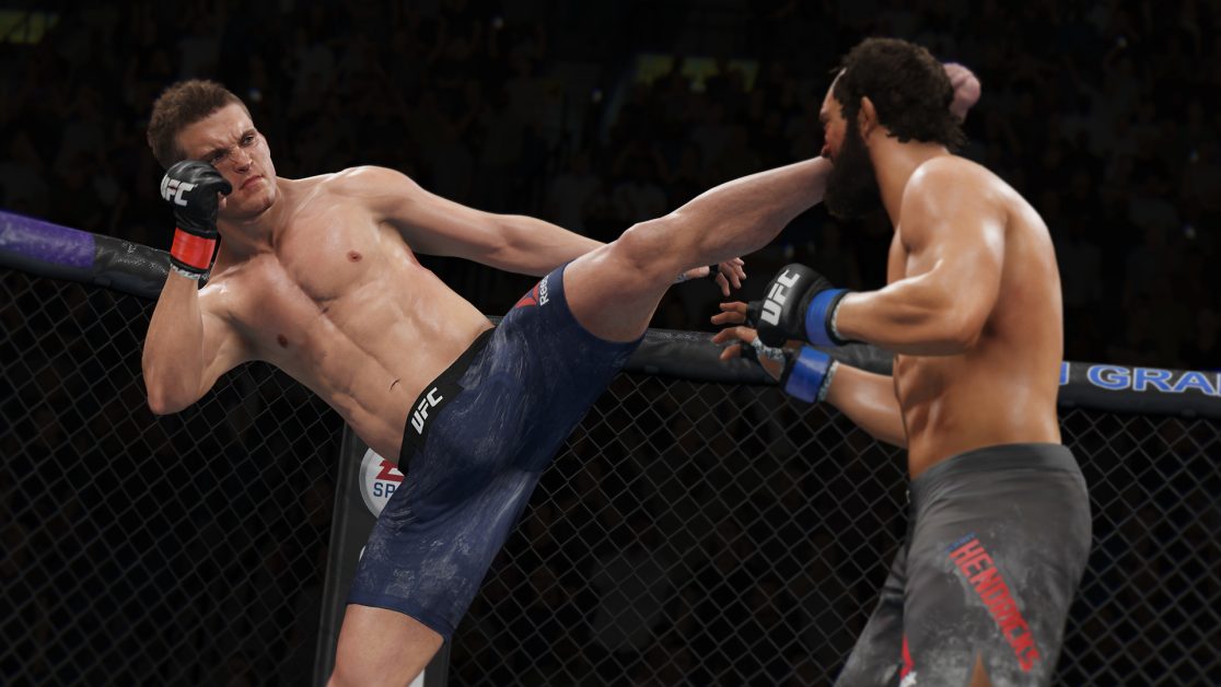 ufc 4 leg kick defense