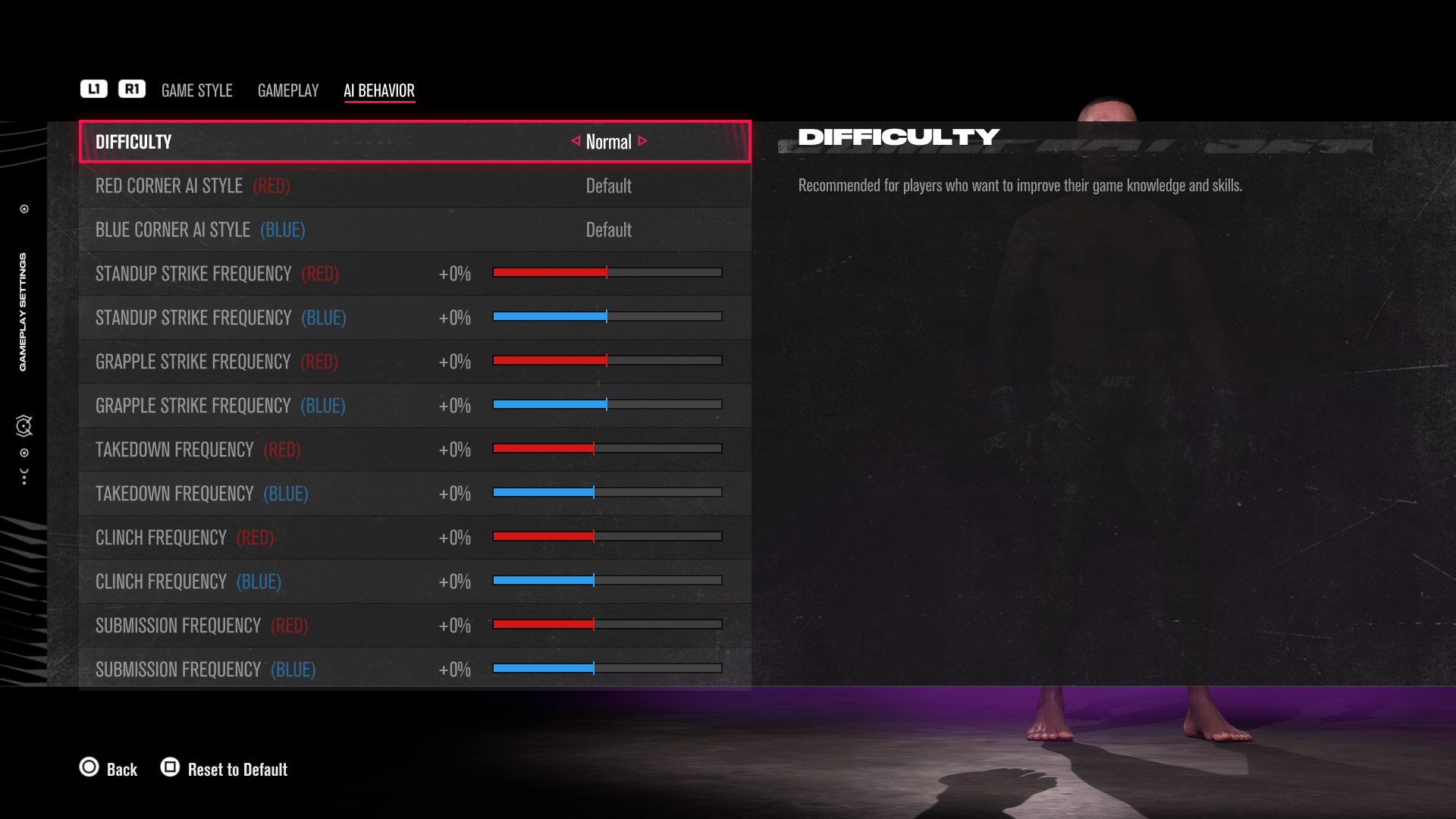 ufc 5 game style