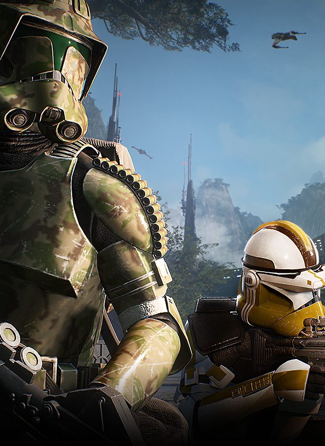 camo clone troopers