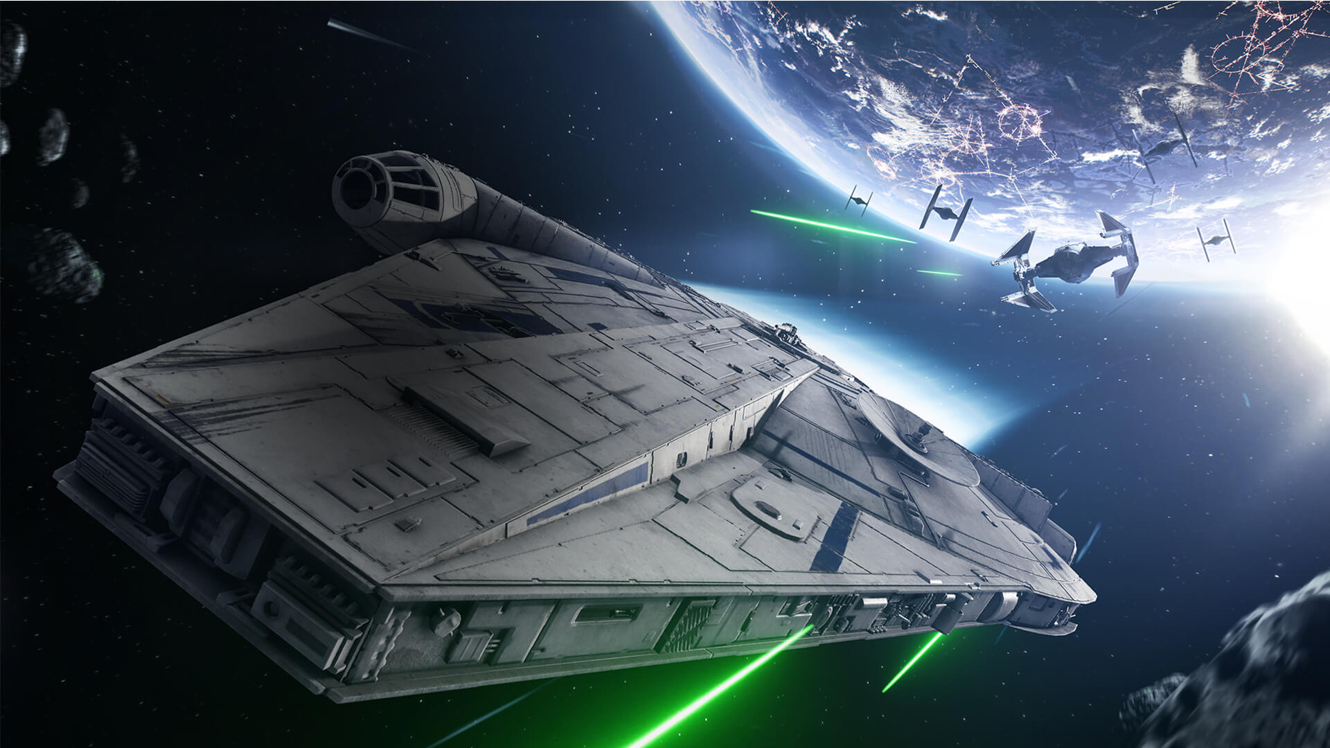 how to get millenium falcon in battlefront