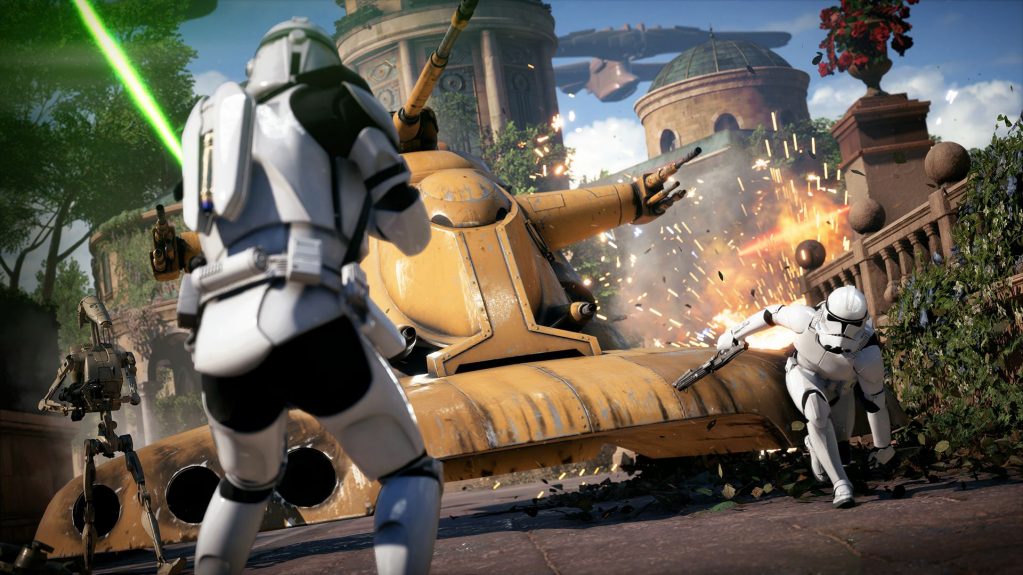 Star Wars Battlefront 2 2005 Graphics Mod Gives the Game Updated Visuals