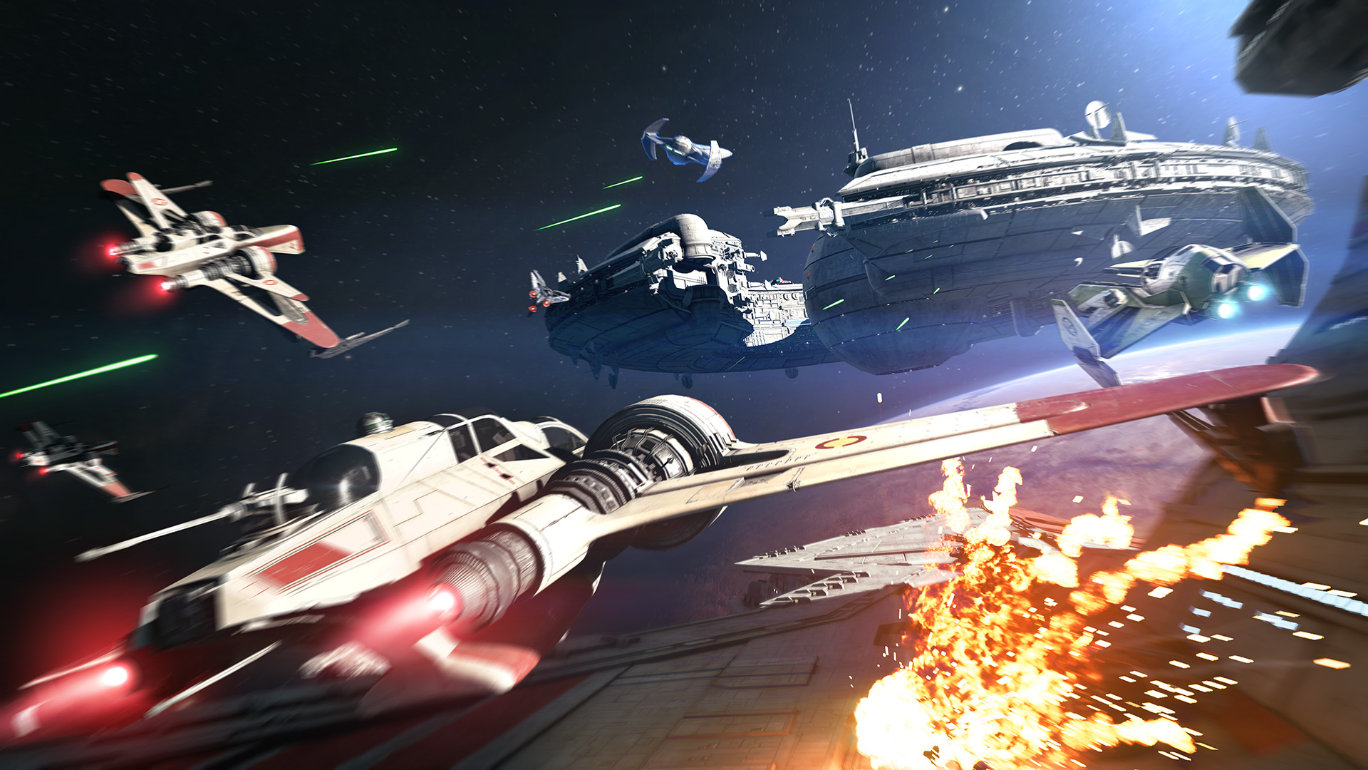 star wars battlefront 2 flying