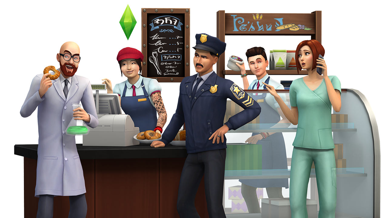 sims 4 get to work world