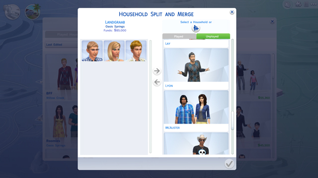 how to make a sim move out