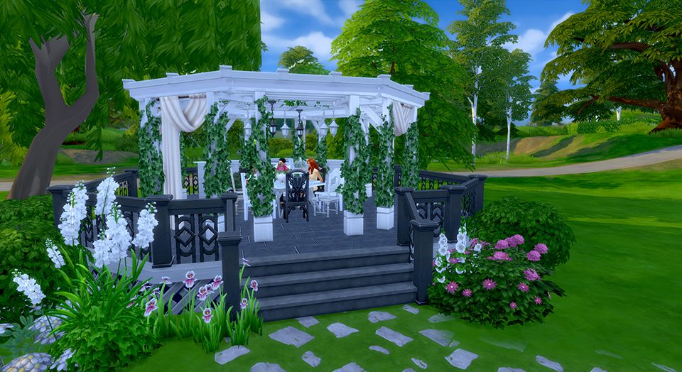 How To Create An Awesome Patio In The Sims 4 - How To Turn Garden Into Patio Sims 4
