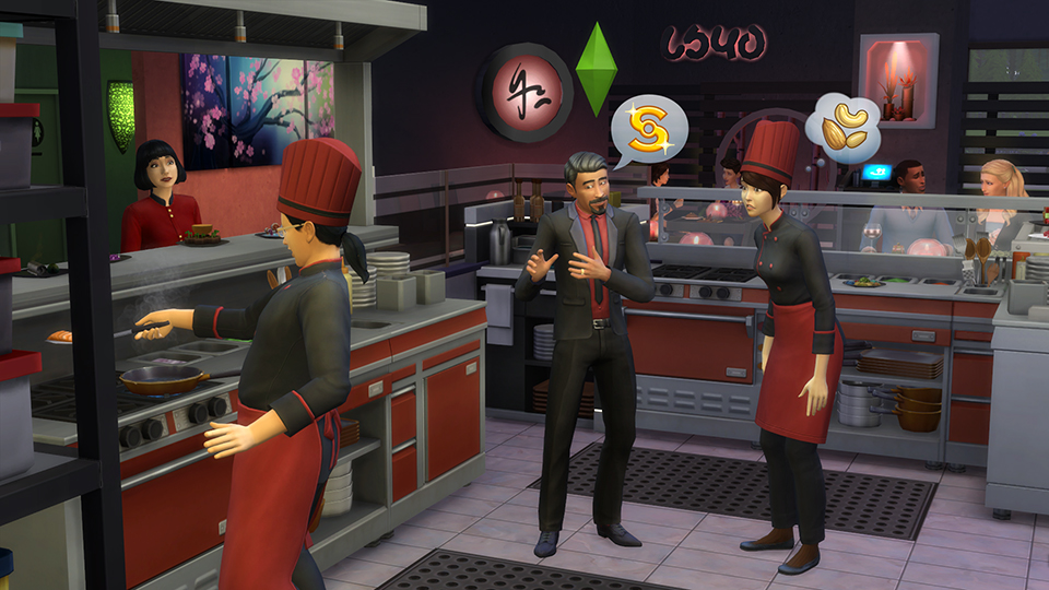 how to make a restaurant in sims 4 get to work