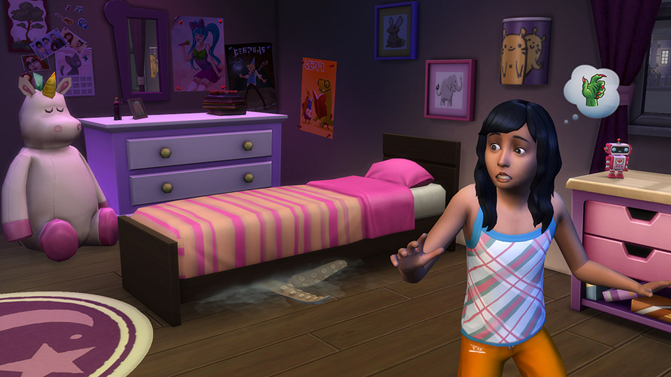 the sims 4 monster under the bed