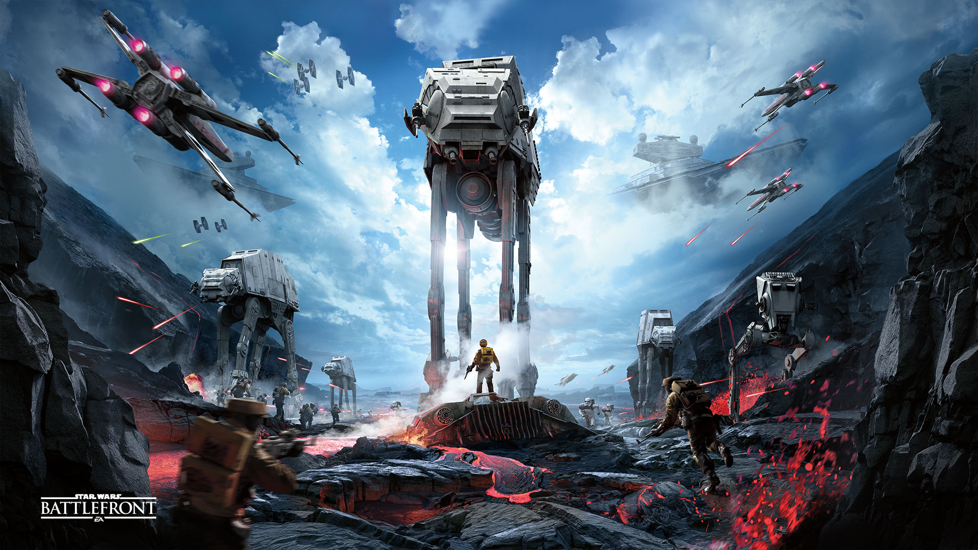 In a galaxy far, far away... In a galaxy far, far away...