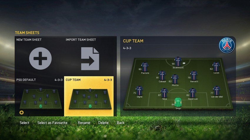 fifa 15 career mode fifa 16 team sheets