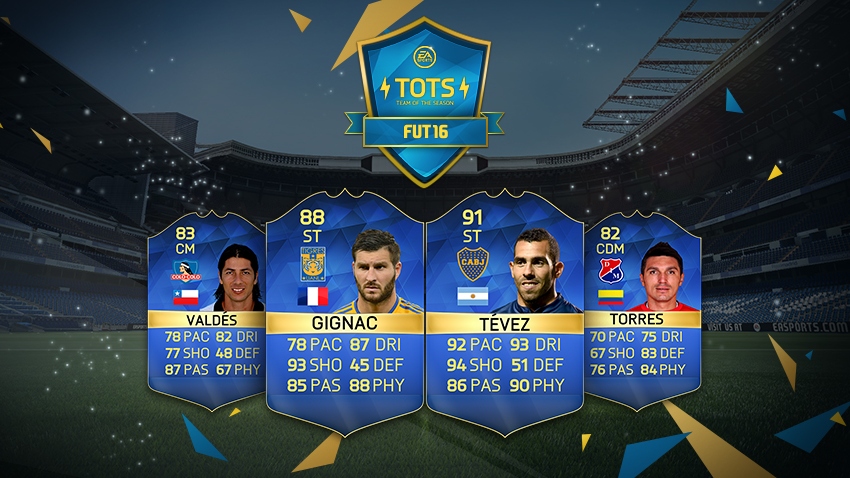 Team Of The Season Latin America Fifa 16