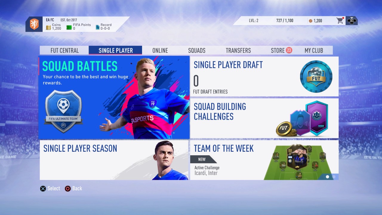 FIFA 19: Ultimate Team early Web and Companion app start