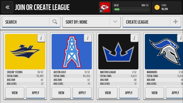 How to make a league in madden mobile